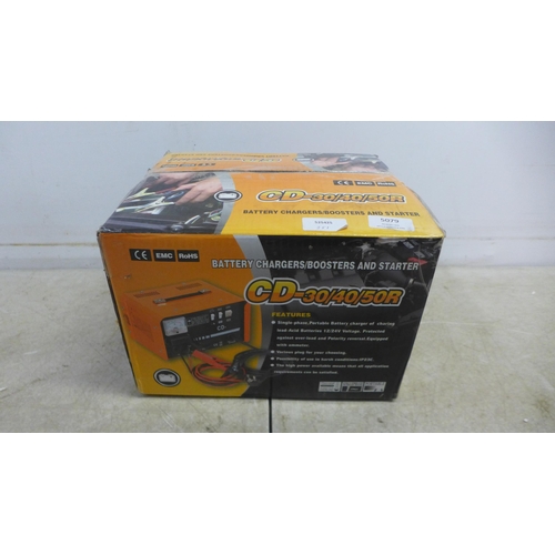 5079 - A boxed CD50R battery charger/booster and starter 09/0560-1* This lot is subject to VAT