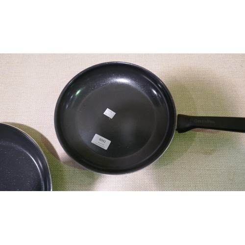 6041 - Greenpan Fry Pan Set  (346-60) *This lot is subject to Vat