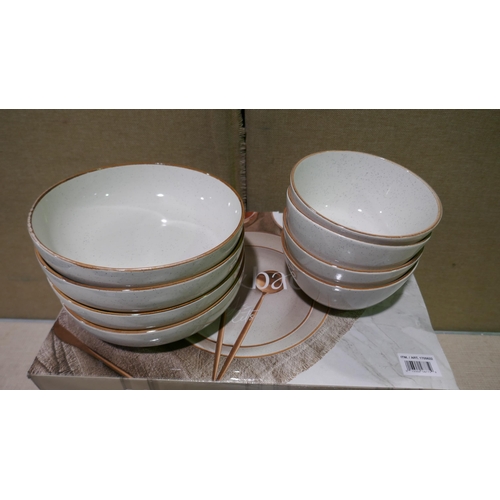 6042 - Options Stoneware Dinner Set  (346-54) *This lot is subject to Vat