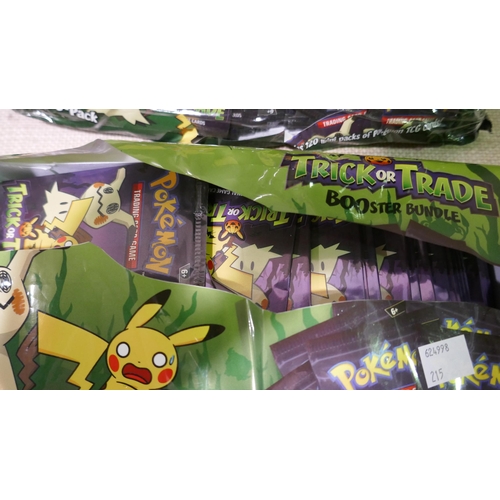 6056 - Large Quantity Of Pokemon Booster Bundle Packs (346-185,215) *This lot is subject to Vat