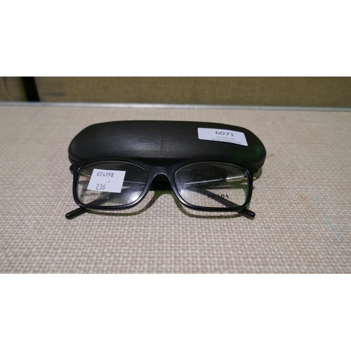 6071 - Prada Glasses And Case, Original RRP £134.83 + Vat (346-236) *This lot is subject to Vat