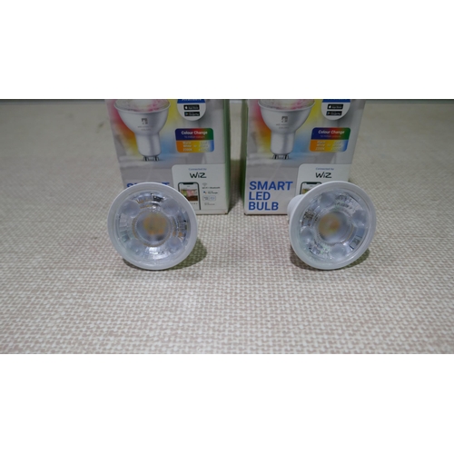 6076 - Two Wiz Smart LED Bulbs  (346-135) *This lot is subject to Vat