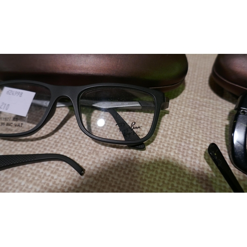 6077 - Rayban, Hugo Boss and Prada glasses (Two Damaged)  (346-210) *This lot is subject to Vat