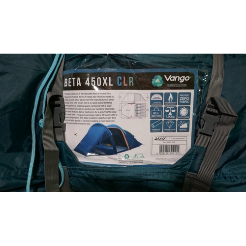 6257 - Vango Beta 450 XL 4 Person Tent, Original RRP £141.66 + Vat (346-43) *This lot is subject to Vat