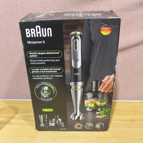 6282 - Braun Hand Blender with accessories  (346-204) *This lot is subject to Vat