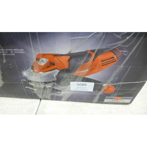 5089 - An Einhell Expert TE-AG 125/750 angle grinder 16/0045* This lot is subject to VAT