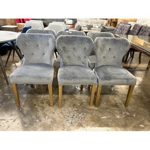 3205 - A set of six Chennai dining chairs  *This lot is subject to Vat