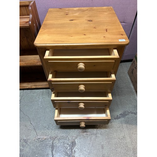 3277 - A pine 4 drawer chest