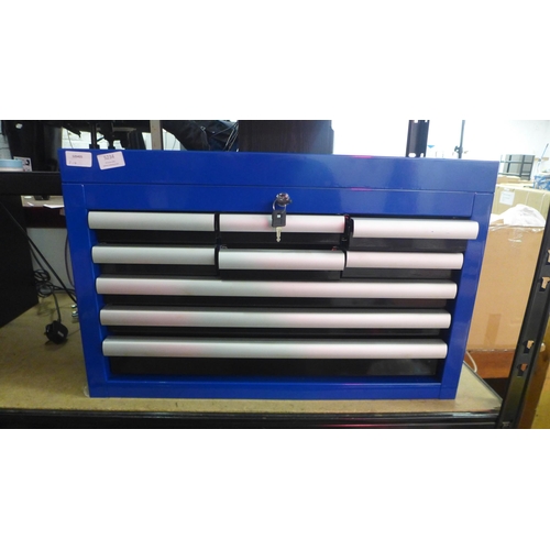 5234 - A Clarke CC190B blue metal 9 drawer tool chest ( sample) - with keys 18/0326* This lot is subject to... 