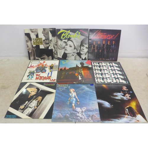 5228 - 12 New Wave LP records including Blondie, Ultravox, Toyah, The Meteors, Japan and The Police