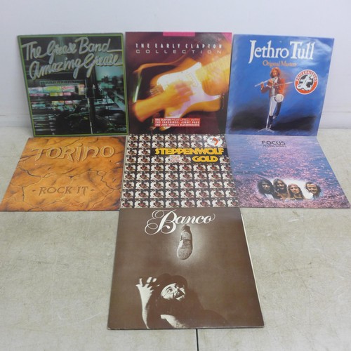 5229 - 15 rock LP records including The Who, The Rolling Stones, Pink Floyd, The Kinks, Free and Jethro Tul... 