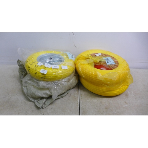 5240 - Three puncture free tyres (360mm dia) and a puncture free tyre (260mm dia) 18/0378* This lot is subj... 