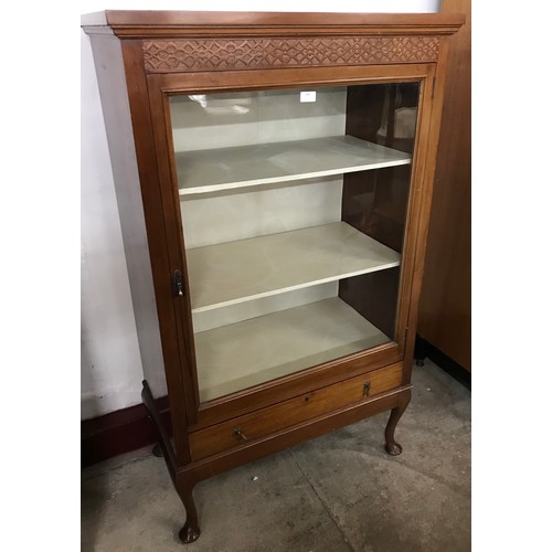 244 - An early 20th Century mahogany display cabinet