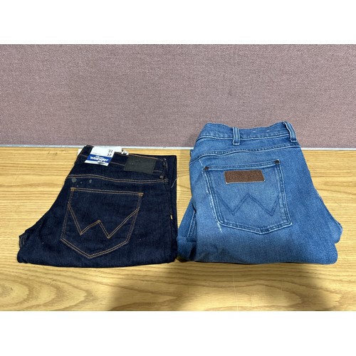 6176 - Ten pairs of jeans to include Wrangler and English Laundry, various sizes (338)  *This lot is subjec... 