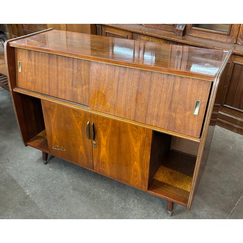 40D - A walnut cocktail cabinet