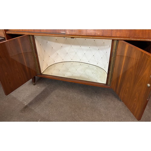 40D - A walnut cocktail cabinet