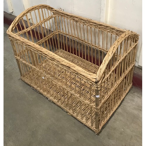 313 - A wicker crib