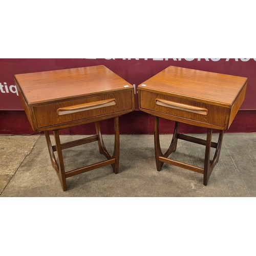 4 - A pair of G-Plan teak bedside tables