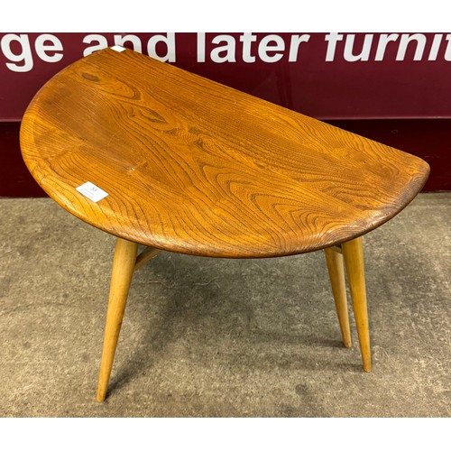 54 - An Ercol Blonde elm and beech 308 model drop leaf coffee table