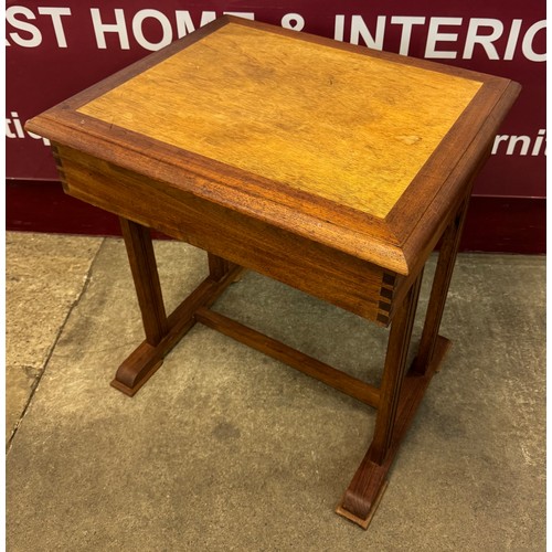 55 - A Danish teak sewing table