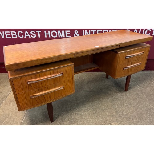 3 - A G-Plan Fresco teak floating top desk