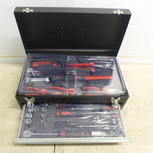 5009 - A boxed 61 piece metal tool kit including sockets, assorted pliers, assorted screwdrivers, machinist... 