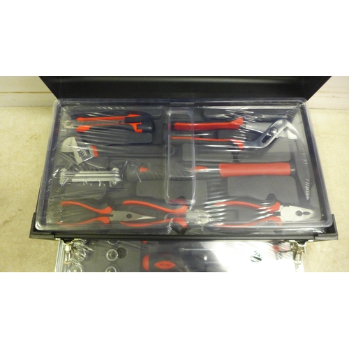 5009 - A boxed 61 piece metal tool kit including sockets, assorted pliers, assorted screwdrivers, machinist... 