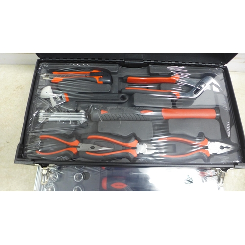 5009 - A boxed 61 piece metal tool kit including sockets, assorted pliers, assorted screwdrivers, machinist... 