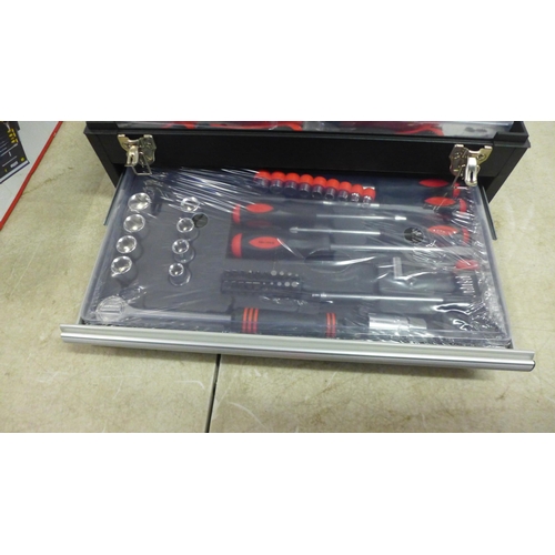 5009 - A boxed 61 piece metal tool kit including sockets, assorted pliers, assorted screwdrivers, machinist... 