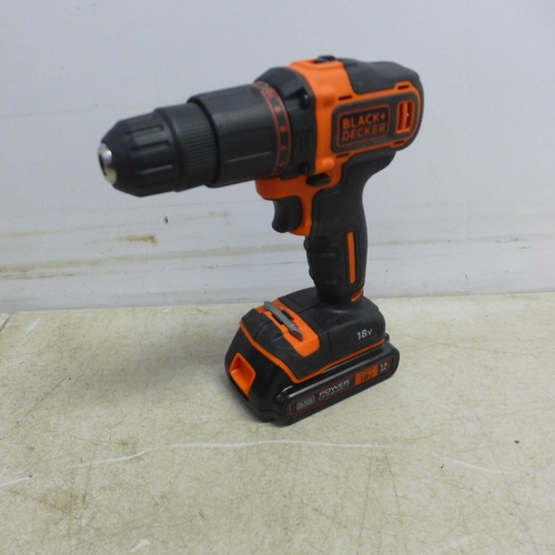 5031 - A Black and Decker BCD700S, 18V cordless drill and a Black and Decker BDCIM18, 18V cordless impact d... 