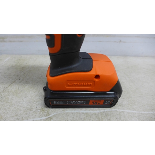 5031 - A Black and Decker BCD700S, 18V cordless drill and a Black and Decker BDCIM18, 18V cordless impact d... 