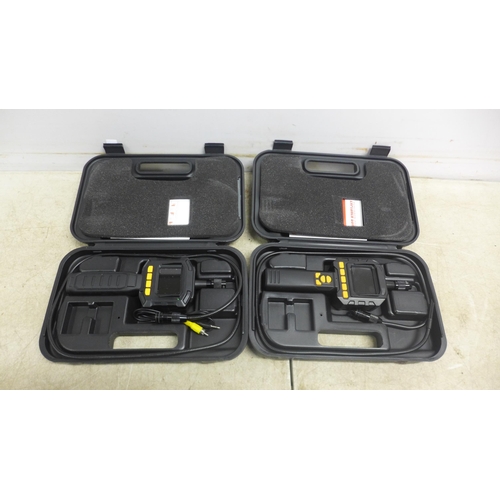 5062 - Two cased inspection cameras with display monitors including a model GL8898 and a model GL9018
* Thi... 