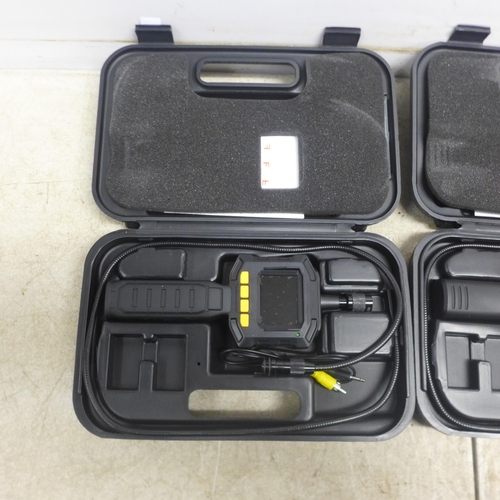 5062 - Two cased inspection cameras with display monitors including a model GL8898 and a model GL9018
* Thi... 