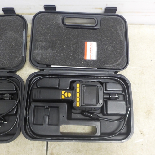 5062 - Two cased inspection cameras with display monitors including a model GL8898 and a model GL9018
* Thi... 