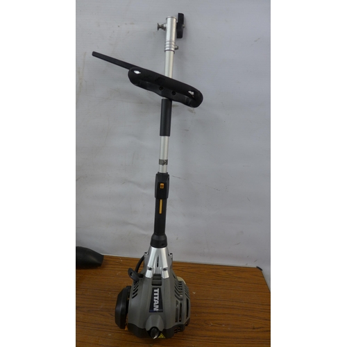 5214 - An SGS 26cc petrol driven leaf blower and vacuum, a Parker PGBV-2600 petrol driven leaf blower vac a... 