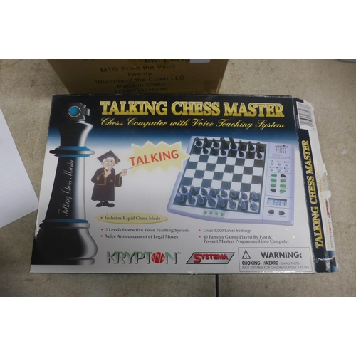 5102 - A Magic The Gathering Arena of the Planeswalkers Tactical board game set, a Talking Chess Master Che... 