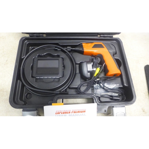 5113 - A cased Explorer Premium digital zoom wireless inspection camera with 3.5” LCD recordable monitor* T... 