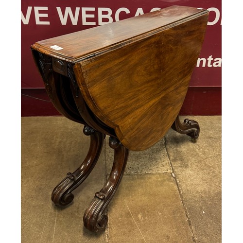 98 - A Victorian walnut Sutherland table