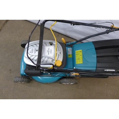 5239 - A Tesco 173cc petrol driven lawn mower with collection box *Police repossession