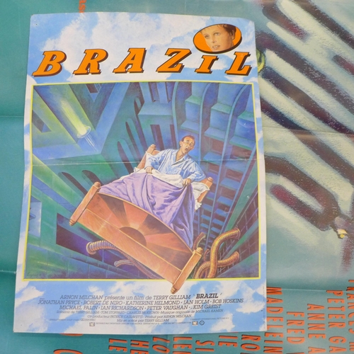 2058 - Three Art Film posters Brazil, Short Cuts and Van Gogh