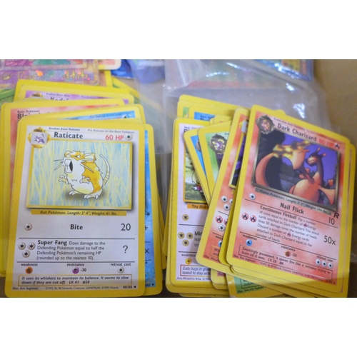 2072 - A collection of trade cards, mainly Pokémon, some Batman, Star Wars and Power Rangers