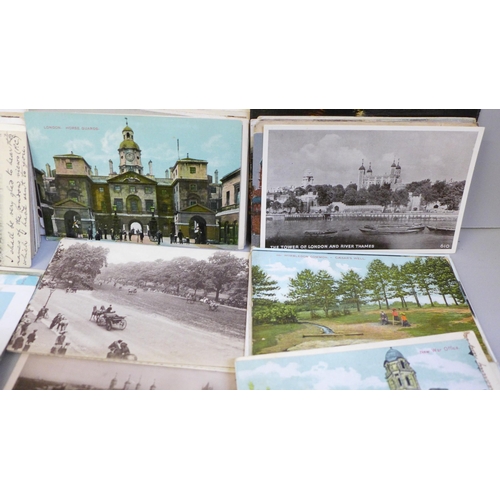 2104 - Postcards; a collection of London and suburbs postcards, approximately 250 in total