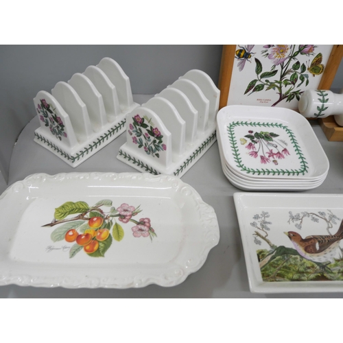 2112 - A large collection of Portmeirion pottery and a Denby casserole dish **PLEASE NOTE THIS LOT IS NOT E... 