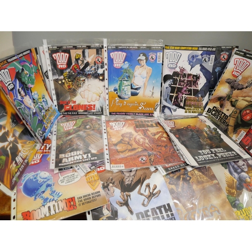 2117 - A collection of comics, 2000AD and Eagle, approximately 80 in total