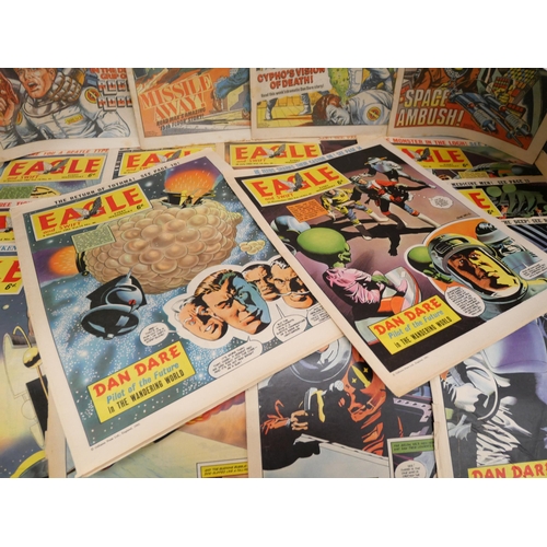 2117 - A collection of comics, 2000AD and Eagle, approximately 80 in total