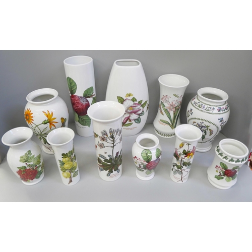 2121 - A collection of Portmeirion vases and jugs **PLEASE NOTE THIS LOT IS NOT ELIGIBLE FOR IN-HOUSE POSTI... 