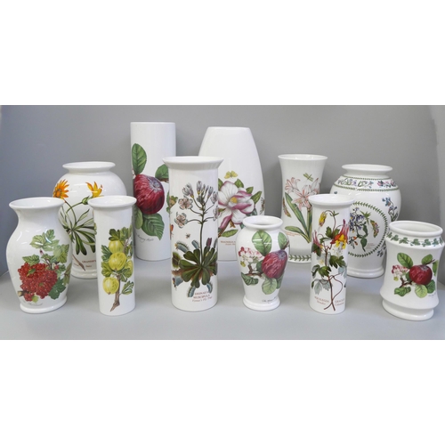 2121 - A collection of Portmeirion vases and jugs **PLEASE NOTE THIS LOT IS NOT ELIGIBLE FOR IN-HOUSE POSTI... 