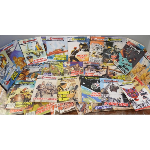 2132 - A collection of Commando story books, 87 in total