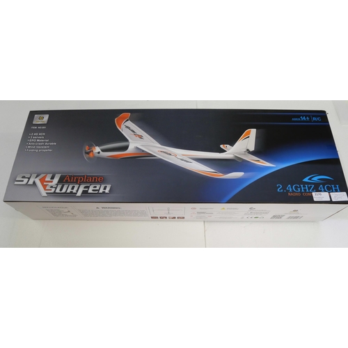 2170 - Two model aircraft, Skysurfer Airplane remote controlled and one other