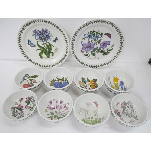 2174 - A large collection of Portmeirion dinnerware comprising 23 dinner plates, eight cereal bowls, four b... 